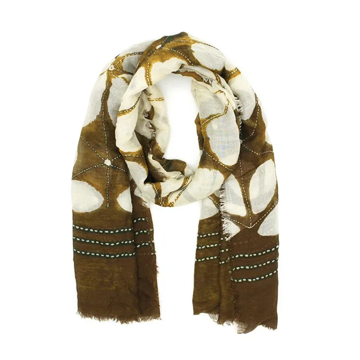 SCARF S017 stampata a fiori