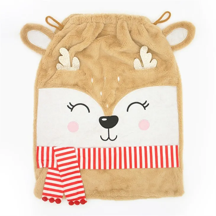 Delicate calze natalizie con animali