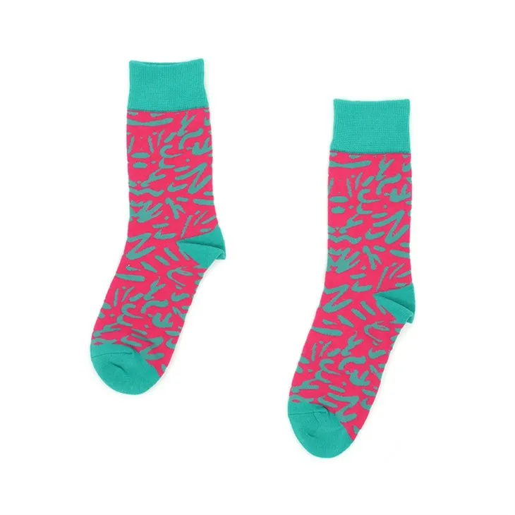 Calzino in cotone a righe