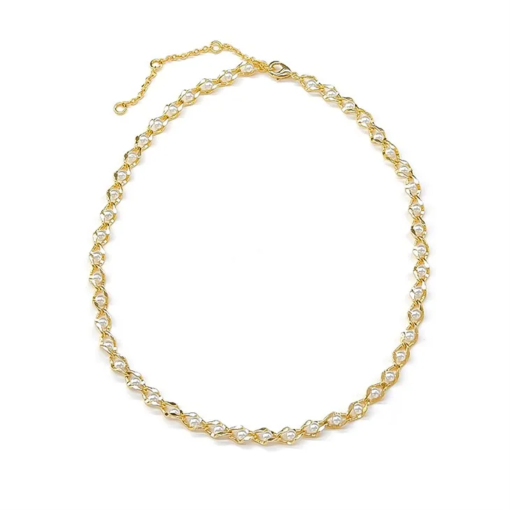 Bracciale con ciondolo a catena in oro