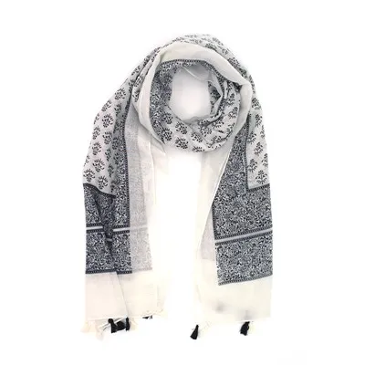 Sciarpe da donna in poliestere floreale