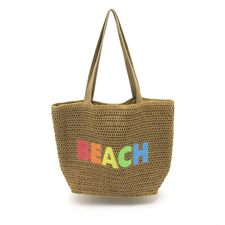 Borsa in tessuto intrecciato